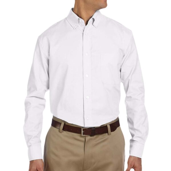 Men's Long-Sleeve Oxford with Stain-Release Thumbnail