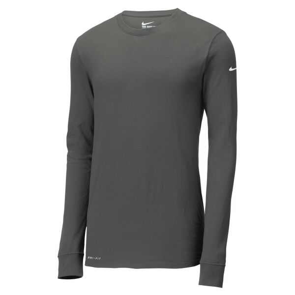 NIKE Dri-FIT COTTON/POLY LONG SLEEVE TEE Thumbnail
