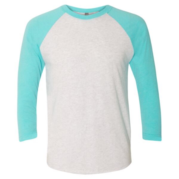 Unisex Triblend Three-Quarter Raglan T-Shirt Thumbnail