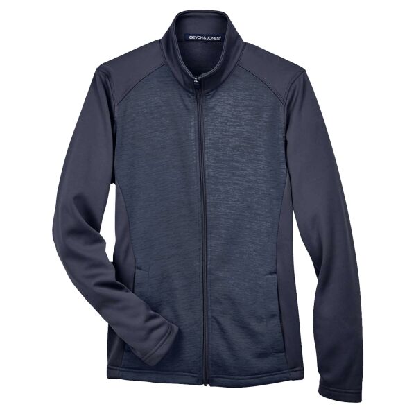Women's Newbury Colorblock Mélange Fleece Full-Zip Jacket Thumbnail