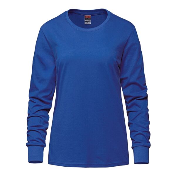 Ladies Long Sleeve Crew Neck Tee Thumbnail