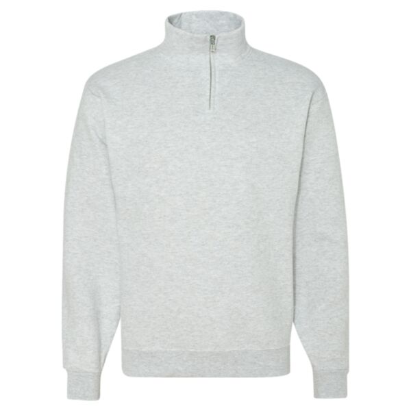 Nublend® Cadet Collar Quarter-Zip Sweatshirt Thumbnail