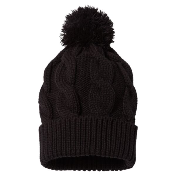 Chunk Twist Cuffed Knit Thumbnail