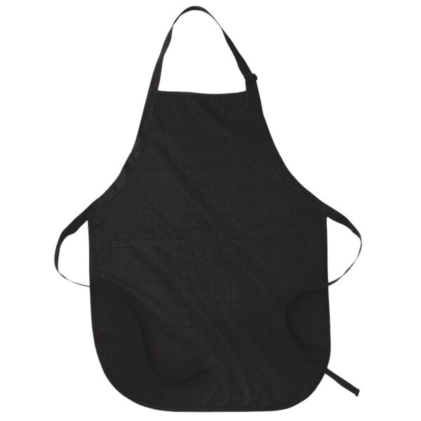 ATC PREMIUM COTTON FULL LENGTH APRON WITH POCKETS Thumbnail